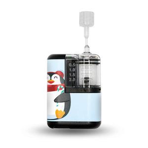 ExpressionMed Happy Penguin Tandem Mobi Sticker Single Sticker Only Joyful Penguin Vinyl Decoration Pump Design