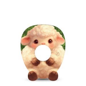 ExpressionMed Lucky Lamb Infusion Set Gumdrop, 5-Pack Woolly clover lamb Decorative Patch For Insulin Pump