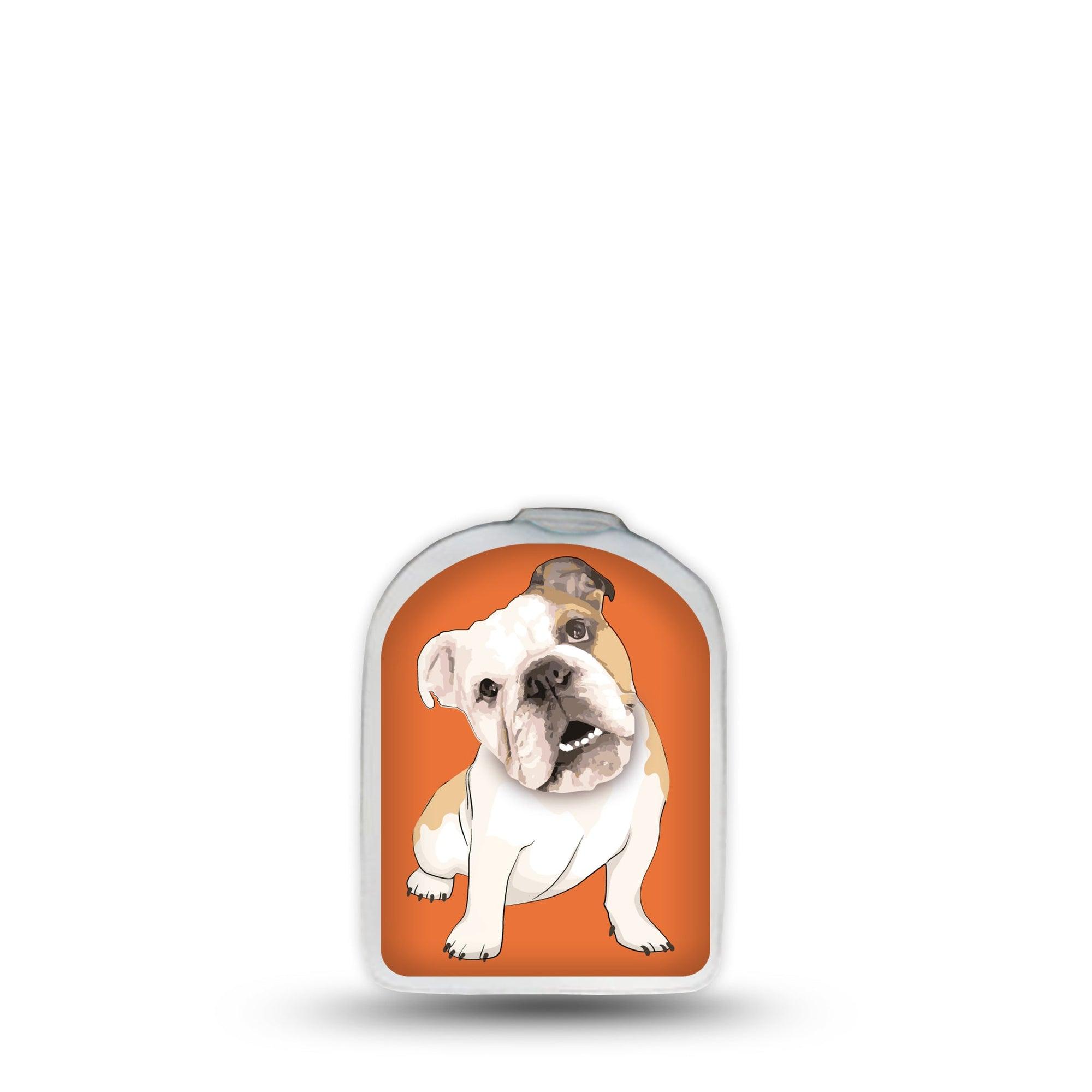 ExpressionMed Type-One-Der-Bul Omnipod Surface Center Sticker Single Sticker Cute Dog Inspired Vinyl Decoration Pump Design