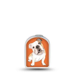 ExpressionMed Type-One-Der-Bul Omnipod Surface Center Sticker Single Sticker Cute Dog Inspired Vinyl Decoration Pump Design