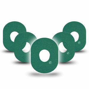 ExpressionMed Forest Green Dexcom G7 Tape, Dexcom Stelo Glucose Biosensor System, 5-Pack Tape Color Sample Inspired, Overlay Tape CGM Design