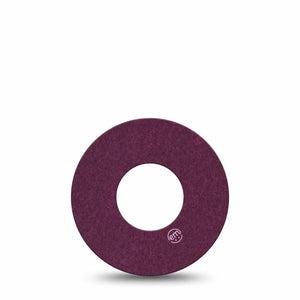 ExpressionMed Wine Red Freestyle Libre and Libre 2 Plus Tape, Abbott Lingo, Single Tape Berry Red Inspired, Fixing Ring Tape Continuous Glucose Monitor Design