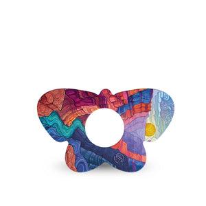 ExpressionMed Grand Canyon Infusion Butterfly, 5-Pack rugged landscape pattern Vinyl Decoration For Insulin Pump
