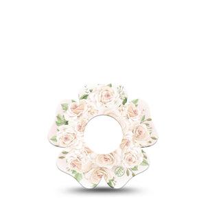 ExpressionMed Wedding Bouquet Infusion Set Flower Shape Tape 5-pack Tape Elegant Bouquet, Plaster Continuous Glucose Monitor Design