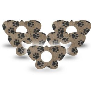 ExpressionMed Fuzzy Pawprints Infusion Butterfly, 10-Pack Fur pawprints Fixing Ring Tape For Pump