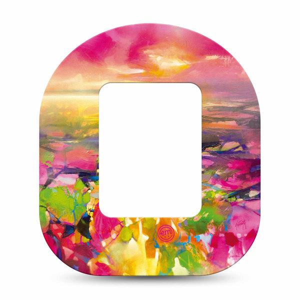 ExpressionMed Fragments From Above Tandem Mobi Tape Single Pink orange Sunset Blend Pump Plaster Patch