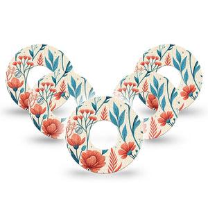 ExpressionMed Desert Wildflower Infusion Set, 10-Pack Color-rich botanical print Accessories For Pump