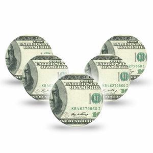 ExpressionMed Feeling $100 Freestyle Libre 3 and Libre 3 Plus Overpatch 5-Pack Tape Star Sprinkles, Adhesive Patch CGM Design