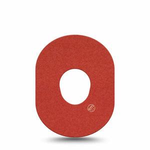 ExpressionMed Cherry Red Dexcom G7 Tape, Dexcom Stelo Glucose Biosensor System, Single Tape Basic Color, Overlay Tape CGM Design