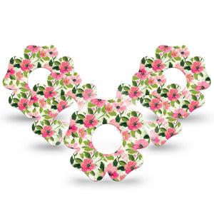 ExpressionMed Painter’s Cosmos Infusion Flower, 10-Pack Rosy pink blooms Fixing Ring Patch For Pump