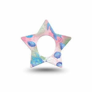 ExpressionMed Turtley One-derful Dexcom G7 and Dexcom Stelo Glucose Biosensor System Star, Single Tape Girly beachy motifs Overlay Tape for CGM
