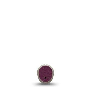 ExpressionMed Wine Red Dexcom G7 Sticker, Dexcom Stelo Glucose Biosensor System, Single Sticker Only Solid Color, Vinyl Decoration Continuous Glucose Monitor Design