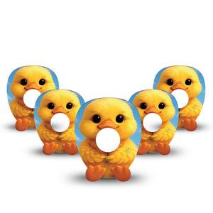 ExpressionMed Daisy Duckling Infusion Set Gumdrop, 10-Pack Adorable duckling Accessories For Pump