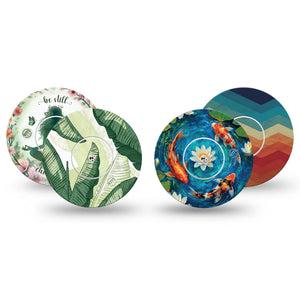 ExpressionMed Serene Freestyle Libre, Libre 2 Plus, and Abbott Lingo, tape and sticker  koi fish water pattern Adhesive Tape for CGM