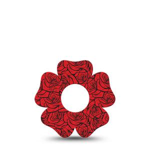 ExpressionMed Roses Infusion Flower, 5-Pack Rose bouquet Best Covers For Insulin Pump