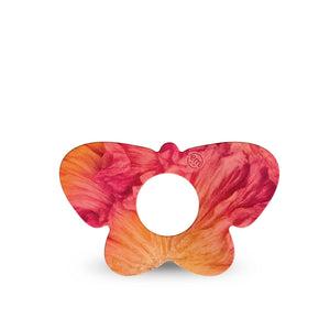ExpressionMed Ruffles Infusion Butterfly, 5-Pack Flowing ruffle layers Vinyl Decoration For Insulin Pump