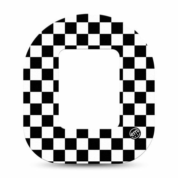ExpressionMed Checkered Tandem Mobi Tape Single Tape Classic Checkered Adhesive Tape Pump Design