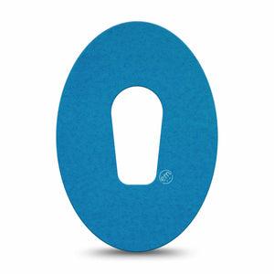 ExpressionMed Teal Dexcom G6 Tape, Single Tape Blue Green Color, Plaster Continuous Glucose Monitor Design
