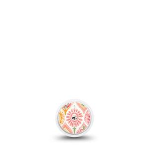 ExpressionMed Blush Freestyle Libre, Libre 2 Plus, and Abbott Lingo Sticker, Single Sticker subtle pink texture Decorative Patch for Continuous Glucose Monitor