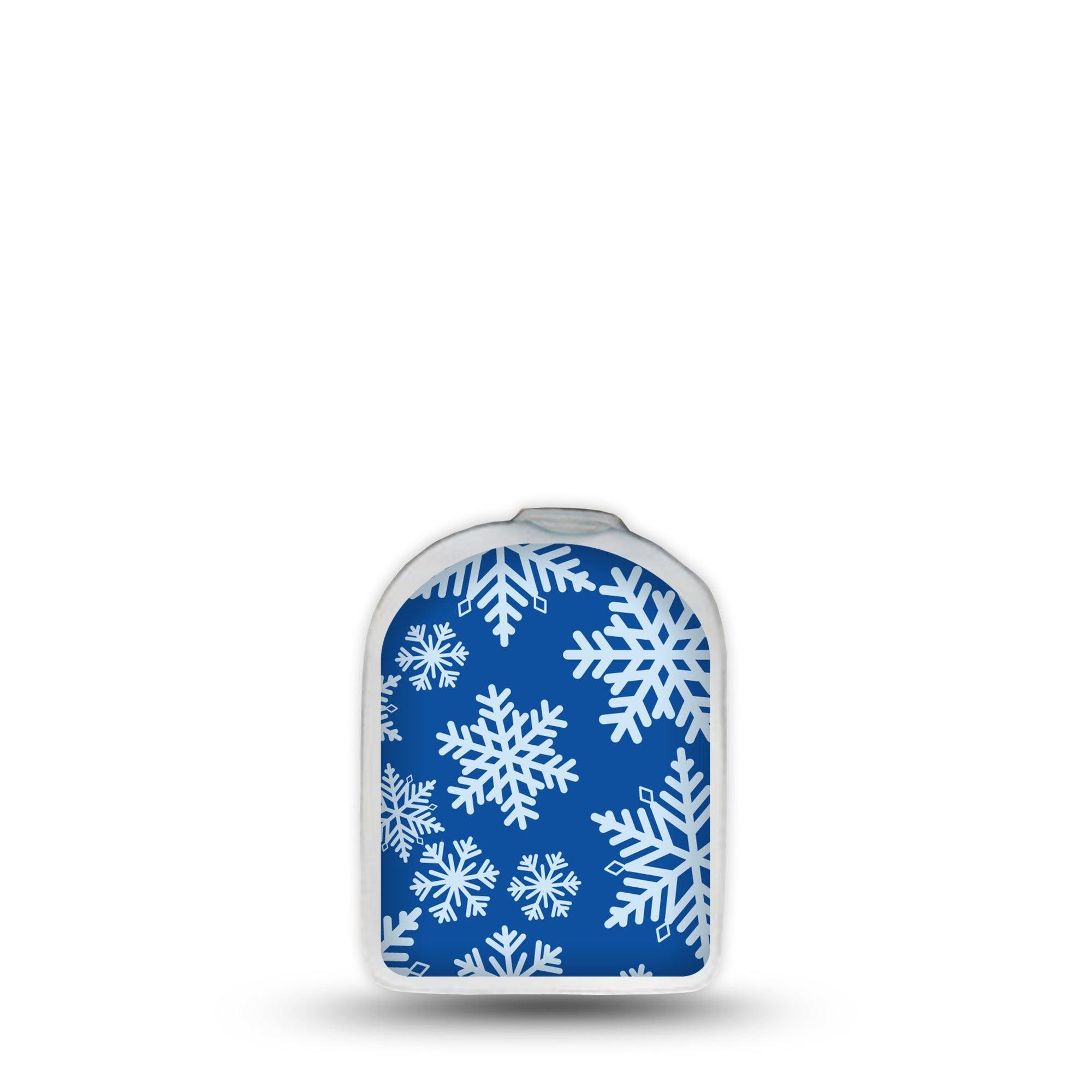 ExpressionMed Snowflake Omnipod Surface Center Sticker Single Sticker Winter Crystal Vinyl Decoration Pump Design