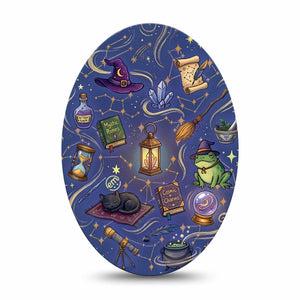 ExpressionMed Wizarding World Medtronic Guardian Enlite Universal Oval, Single Tape Harry Potter wizard tools Vinyl Decoration for CGM