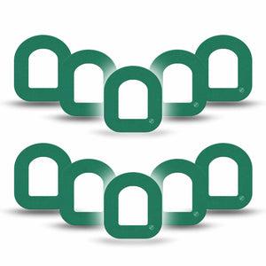 ExpressionMed Forest Green Omnipod Mini Tape, 10-Pack Tape Pantone Color, Adhesive Tape Pump Design