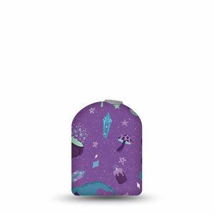 ExpressionMed Witchy Pod Full Wrap Sticker Pod Full Wrap Sticker Single Sticker Purple Scary Witch  Decorative Decal Pump design