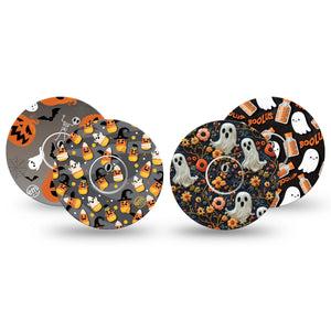 ExpressionMed Ghostly Giggles Variety Pack Freestyle Libre 3 and Libre 3 Plus Sticker and Tape  October Decor, Vinyl Sticker and Tape Pairing CGM Design