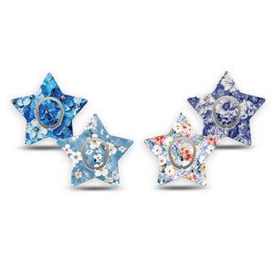 ExpressionMed Blue Petals Dexcom G7 and Dexcom Stelo Glucose Biosensor System Star, tape and sticker  Spring blue blossoms Plaster for CGM