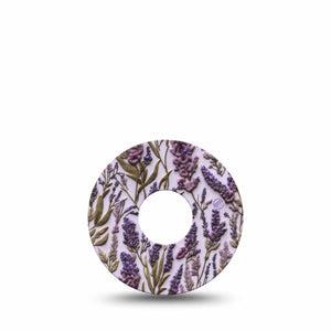 ExpressionMed Stitched Bloom Freestyle Libre 3 and Libre 3 Plus, Single Tape 3d embroidery inspired Overlay Patch for Continuous Glucose Monitor