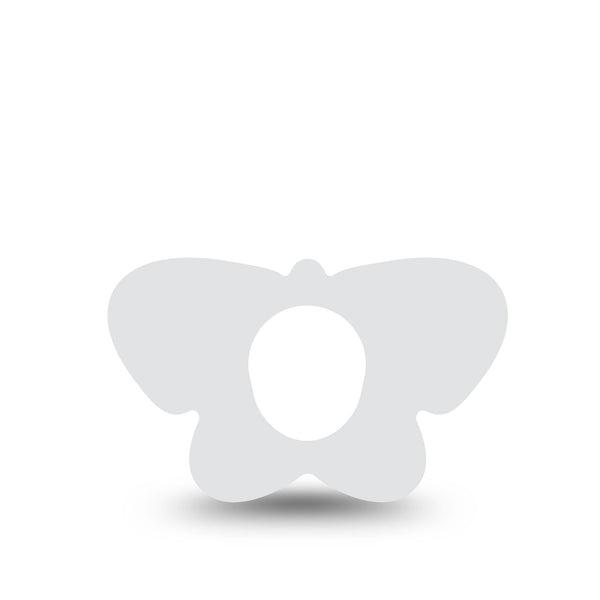 ExpressionMed White Dexcom G7 Butterfly Shape Tape, Dexcom Stelo Glucose Biosensor System,  Single Tape Soft Hue, Adhesive Tape CGM Design