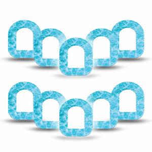 ExpressionMed Sunlit Water Omnipod Mini, 10-Pack Pool water Sensor Decoration For Pump