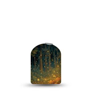 ExpressionMed Woodland Ghost Omnipod Sticker, Pod Full Wrap Sticker spooky forest design Best Covers For Pump