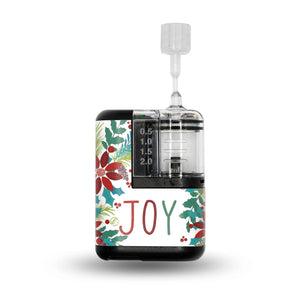 ExpressionMed Christmas Wreath Tandem Mobi Sticker Single Sticker Only Christmas Decor Vinyl Decoration Pump Design