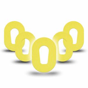 ExpressionMed Butter Yellow Dexcom G6 Mini Tape, 5-Pack Tape Muted Yellow Hue, Adhesive Tape CGM Design
