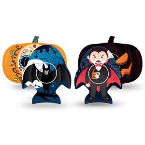 ExpressionMed Midnight Mischief Variety Pack Freestyle Libre and Libre 2 Plus Sticker and Tape, Abbott Lingo,   Pumpkins and Bats, Adhesive Sticker and Tape Design Continuous Glucose Monitor Design