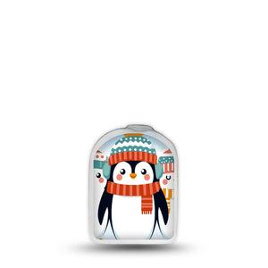 ExpressionMed Penguins In Row Omnipod Surface Center Sticker Single Sticker Only Christmas Spirit Penguin Buddies, Vinyl Decoration Pump Design