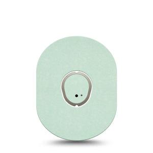ExpressionMed Mint Green Dexcom G7 Tape, Dexcom Stelo Glucose Biosensor System, Single Tape and Single Sticker Color Sample Inspired, Overlay Tape CGM Design