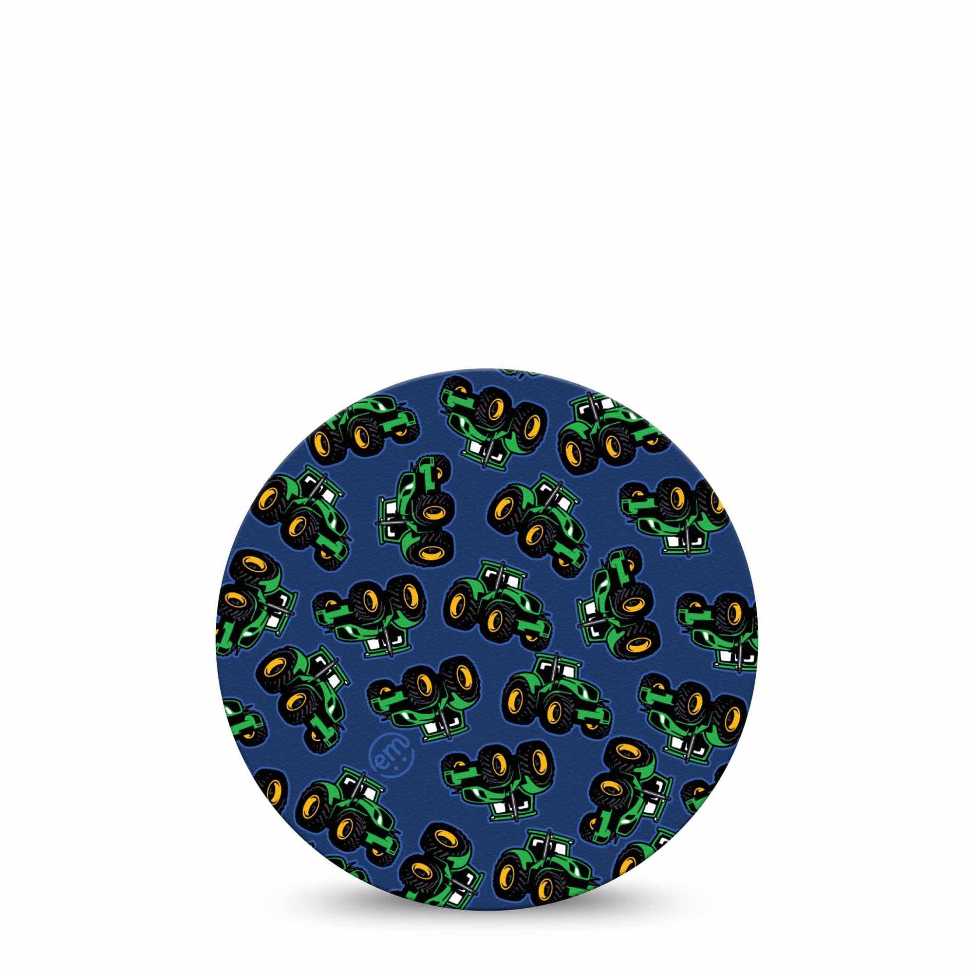 ExpressionMed Tractors Dexcom G7 Overpatch, Dexcom Stelo Glucose Biosensor System, Single Tape Agriculture Tractor, Overlay Tape CGM Design