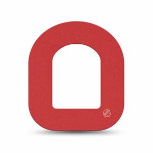 ExpressionMed Cherry Red Omnipod Mini Tape, Single Tape Cherie Red, Adhesive Tape Pump Design
