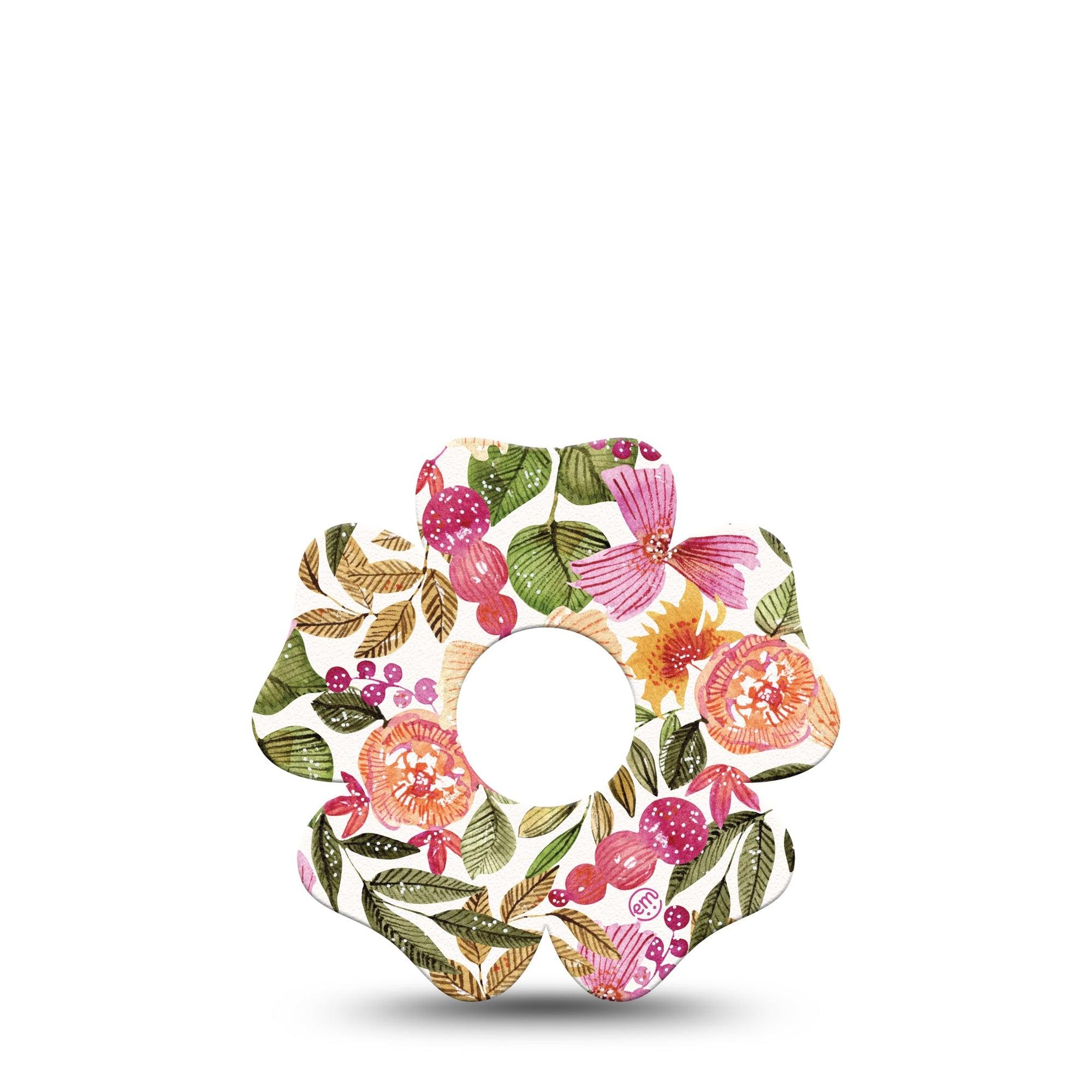 ExpressionMed Spring Bouquet Freestyle Libre 3 Flower Shape Tape Single Tape Spring Bouquet Plaster CGM Design