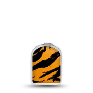 ExpressionMed Tiger Omnipod Surface Center Sticker Single Sticker Tiger Pride Themed Vinyl Decoration Pump Design