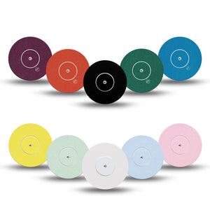 ExpressionMed Simple Holiday Gift Set Freestyle Libre, Libre 2 Plus, and Abbott Lingo, 10-Pack Tape and 10-Pack Sticker Solid Color Accessories for Continuous Glucose Monitor