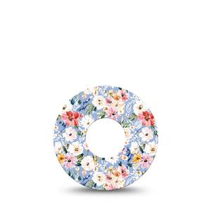 ExpressionMed Petal Breeze Infusion Set, 5-Pack Light color flowers Decorative Patch For Insulin Pump