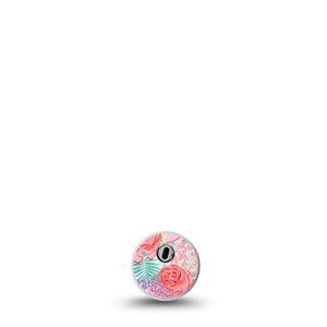 ExpressionMed Spring Flowers Freestyle Libre 3 and Libre 3 Plus Sticker, Single Sticker Bright spring flowers,  Waterproof Adhesive Tape for CGM