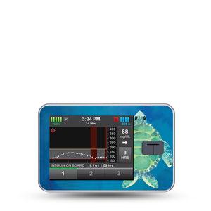 ExpressionMed Watercolor Turtle Tandem T-Slim Sticker Single Sticker Only Old Turtle From the Sea, Vinyl Decoration Pump Design