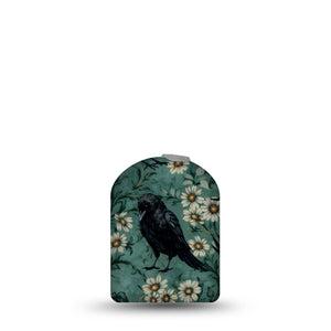 ExpressionMed Crows Omnipod Sticker, Pod Full Wrap Sticker dark woodland botanical Best Covers For Pump