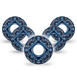 ExpressionMed Indigo Loomwork Infusion Set, 10-Pack Masculine abstract print Accessories For Pump