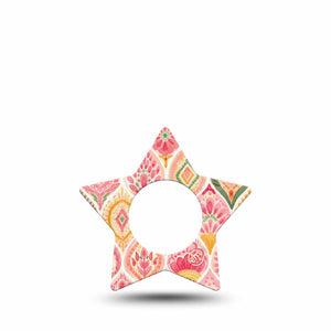 ExpressionMed Blush Freestyle Libre, Libre 2 Plus, and Abbott Lingo Star, Single Tape delicate color wash Decorative Patch for CGM