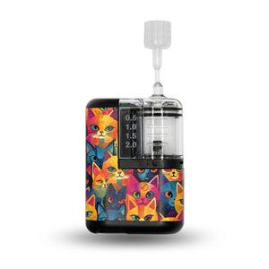 ExpressionMed Catorama Tandem Mobi Sticker Single Sticker Only Creative Cats, Vinyl Decoration Pump Design